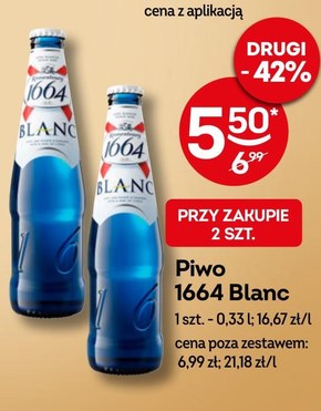 Kronenbourg 1664 Blanc Piwo białe aromatyzowane 330 ml niska cena
