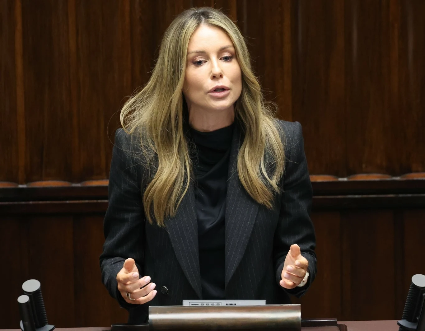 Małorzata Rozenek-Majdan wygłosiła przemowę w sejmie RP Małorzata Rozenek-Majdan wygłosiła przemowę w sejmie RP