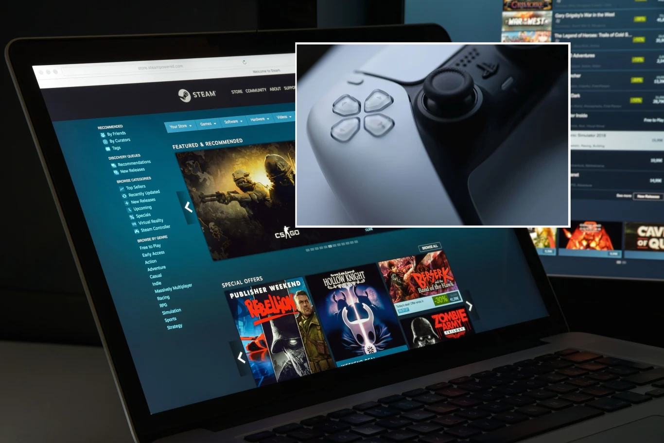 Steam z aktualizacją wprowadzającą udogodnienia dla graczy z kontrolerami Steam z aktualizacją wprowadzającą udogodnienia dla graczy z kontrolerami