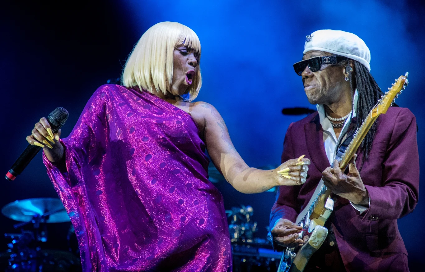 Nile Rodgers stoi na czele grupy Chic Nile Rodgers stoi na czele grupy Chic