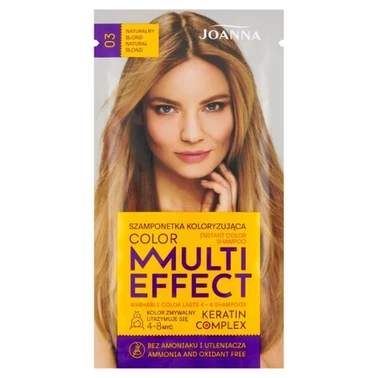 Joanna Multi Effect color Szamponetka koloryzująca naturalny blond 03 35 g - 0