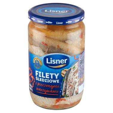 Lisner Filety śledziowe z pieczonymi warzywami 600 g - 0