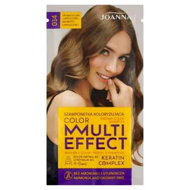 Joanna Multi Effect color Szamponetka koloryzująca aromatyczne cappuccino 014 35 g - 0