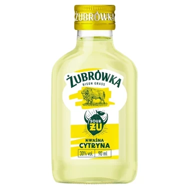 Żubrówka Napój spirytusowy kwaśna cytryna 90 ml - 0