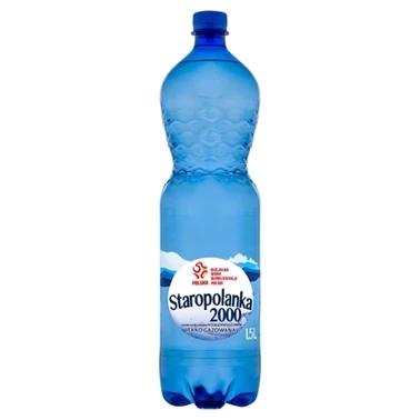 Staropolanka 2000 Naturalna woda mineralna wysokozmineralizowana lekko gazowana 1,5 l - 1