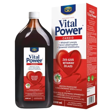 Krüger Vital Power Cardio Suplement diety 1000 ml - 0