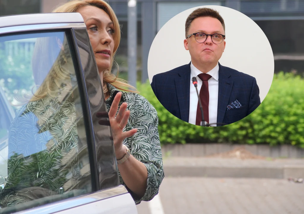 Anna Kalczyńska i Szymon Hołownia