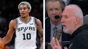 Trener Jeremy'ego Sochana w San Antonio Spurs, Gregg Popovich, nie krył swojej dezaprobaty względem zachowania publiczności podczas meczu NBA przeciwko Los Angeles Clippers