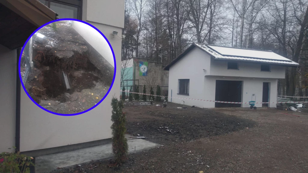 W Trzebini znów zapadła się ziemia W Trzebini znów zapadła się ziemia