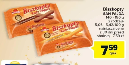 San Pajda Biszkopty Lady Fingers 140 g