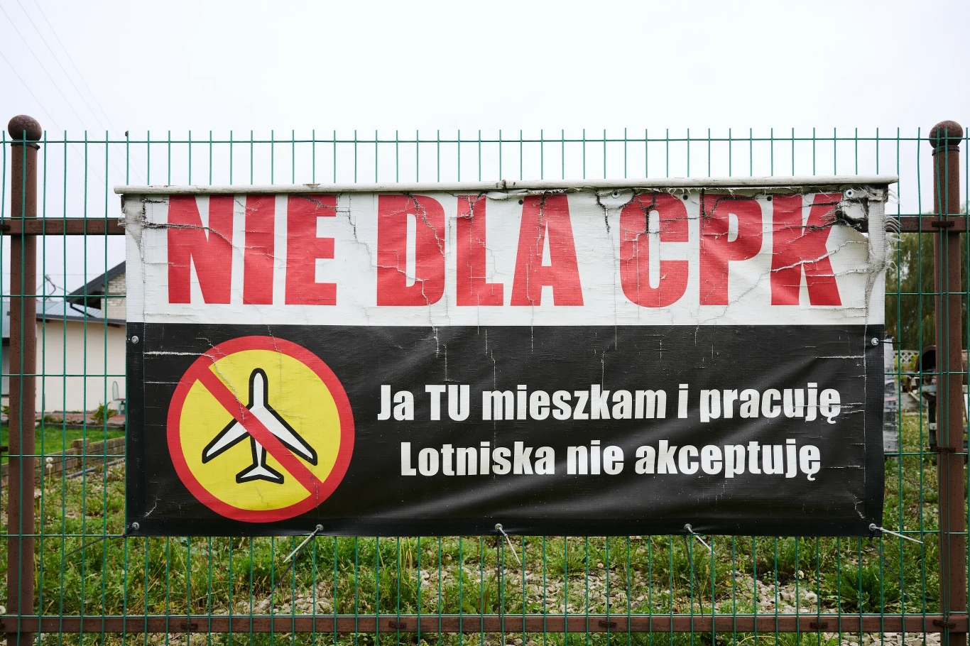 Mieszkańcy gmin objętych inwestycją protestują Mieszkańcy gmin objętych inwestycją protestują