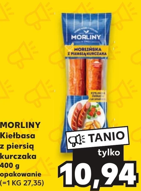 Morliny Kiełbasa morlińska z piersią kurczaka 400 g