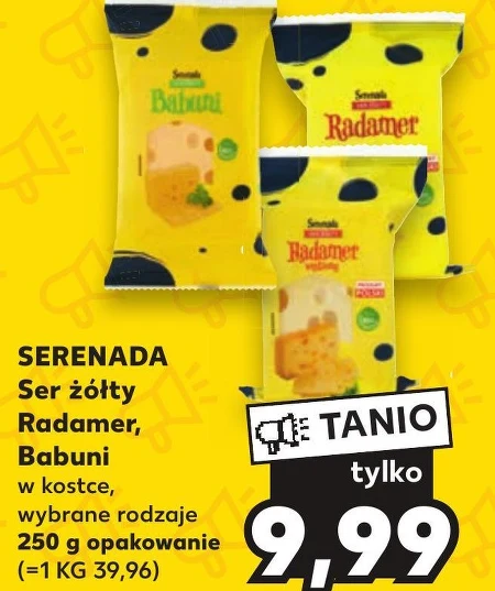Serenada Ser żółty Babumi 250 g