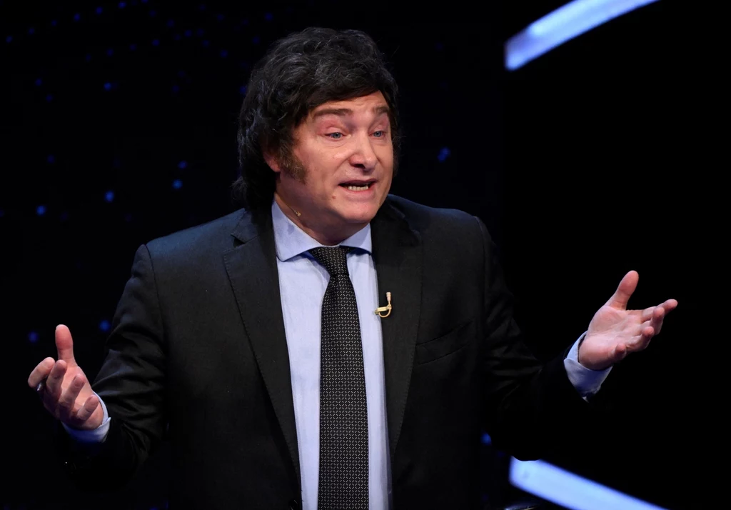 Argentyński prezydent elekt Javier Milei Argentyński prezydent elekt Javier Milei