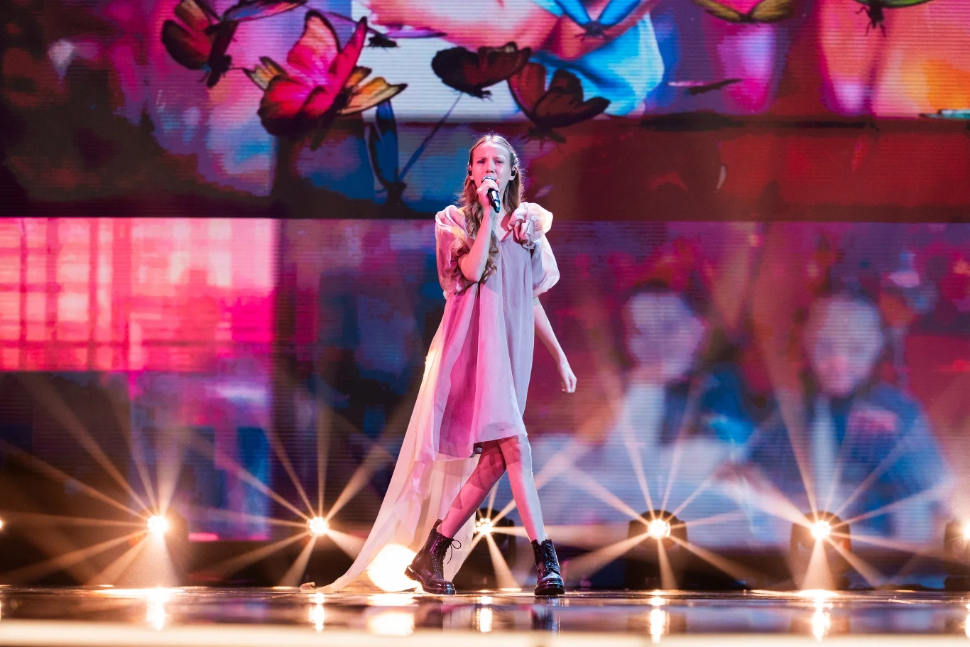 Maja Krzyżewska podczas próby na Eurowizji Junior 2023