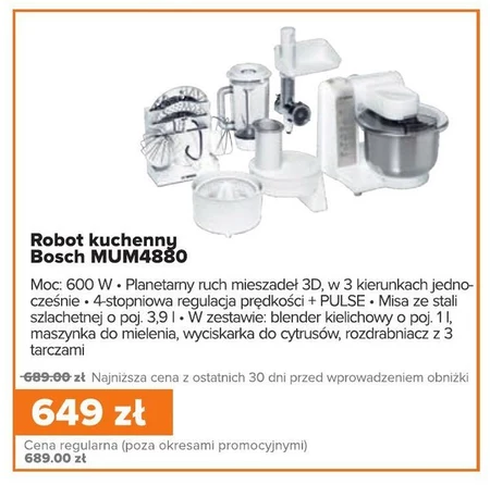 Robot kuchenny Bosch