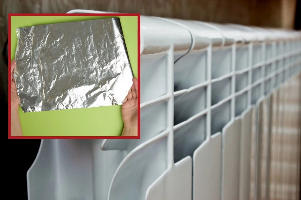 Folia aluminiowa sprawi, że ciepłe powietrze z grzejnika będzie lepiej rozchodzić się po pomieszczeniu 