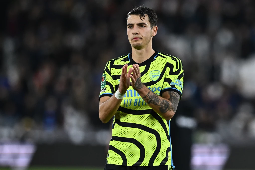 Jakub Kiwior zanotował do tej pory 16 występów w barwach Arsenalu Jakub Kiwior zanotował do tej pory 16 występów w barwach Arsenalu