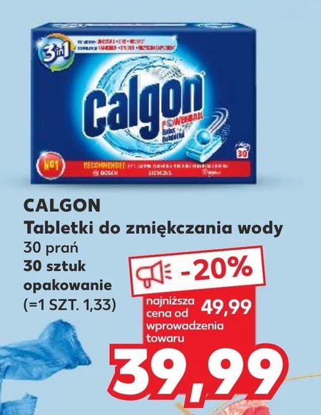 Tabletki do zmiękczania wody Calgon