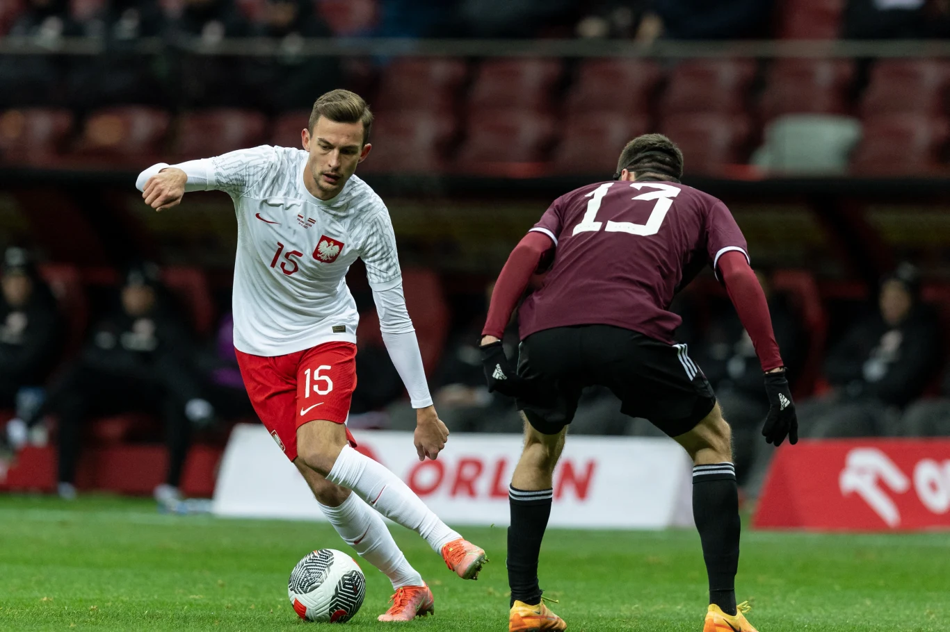 Bartłomiej Wdowik zadebiutował w reprezentacji Polski meczem z Łotwą, jesienią ubiegłego roku Bartłomiej Wdowik zadebiutował w reprezentacji Polski meczem z Łotwą, jesienią ubiegłego roku