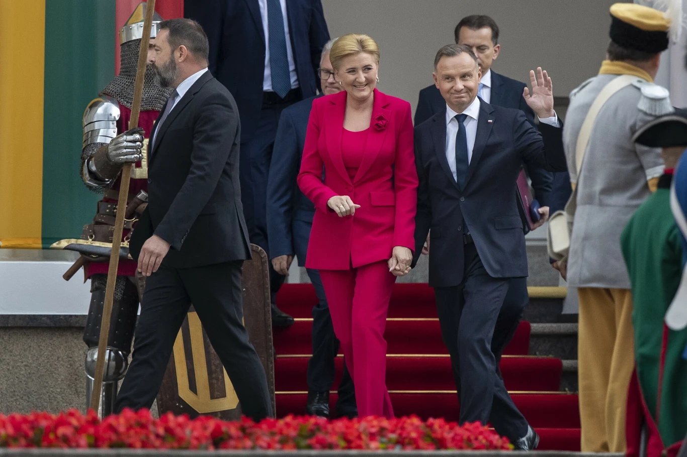 Podobnie jak księżna Kate, Agata Kornhauser-Duda pokochała garnitury Podobnie jak księżna Kate, Agata Kornhauser-Duda pokochała garnitury