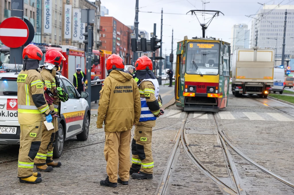 Zderzenie dwóch tramwajów w Łodzi Zderzenie dwóch tramwajów w Łodzi