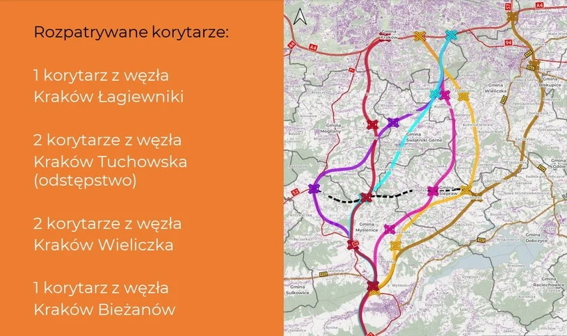 Zaproponowane korytarze wzbudziły sprzeciw mieszkańców