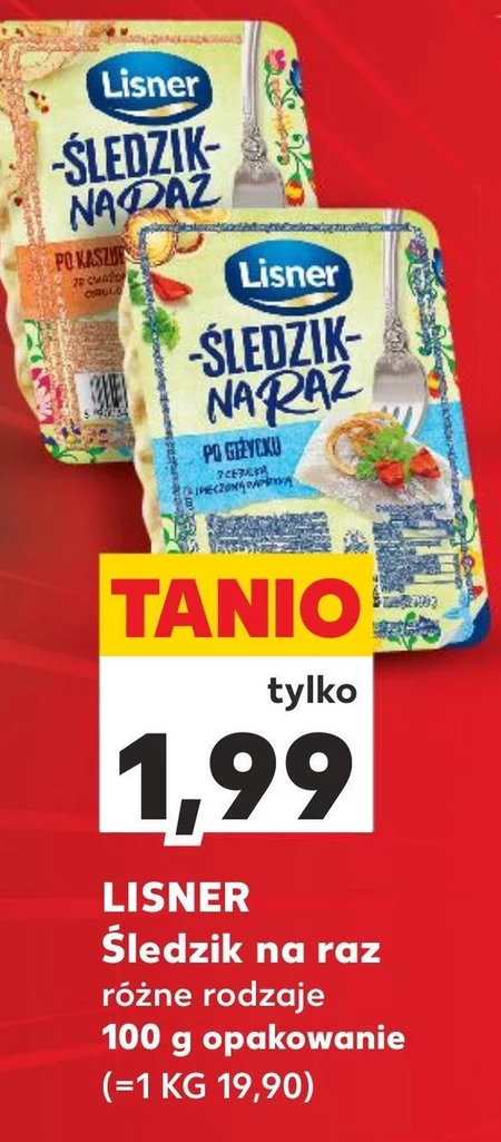 Lisner Śledzik na raz w sosie guacamole 100 g