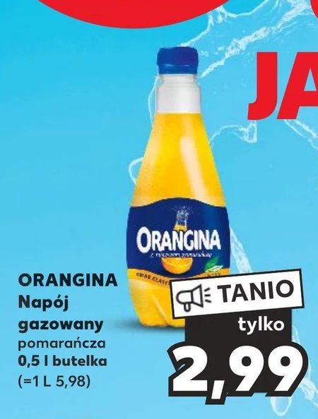Orangina Napój gazowany smak klasycznej pomarańczy 0,5 l