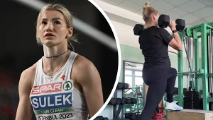 Adrianna Sułek w zaawansowanej ciąży wyciska siódme poty na siłowni