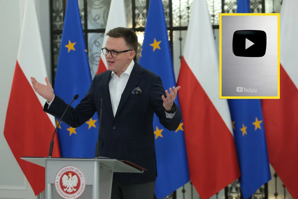 Konferencja prasowa Marszałka Sejmu Szymona Hołowni