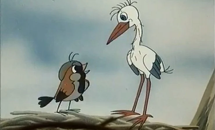 Kadr z filmu "Przygód kilka wróbla Ćwirka"