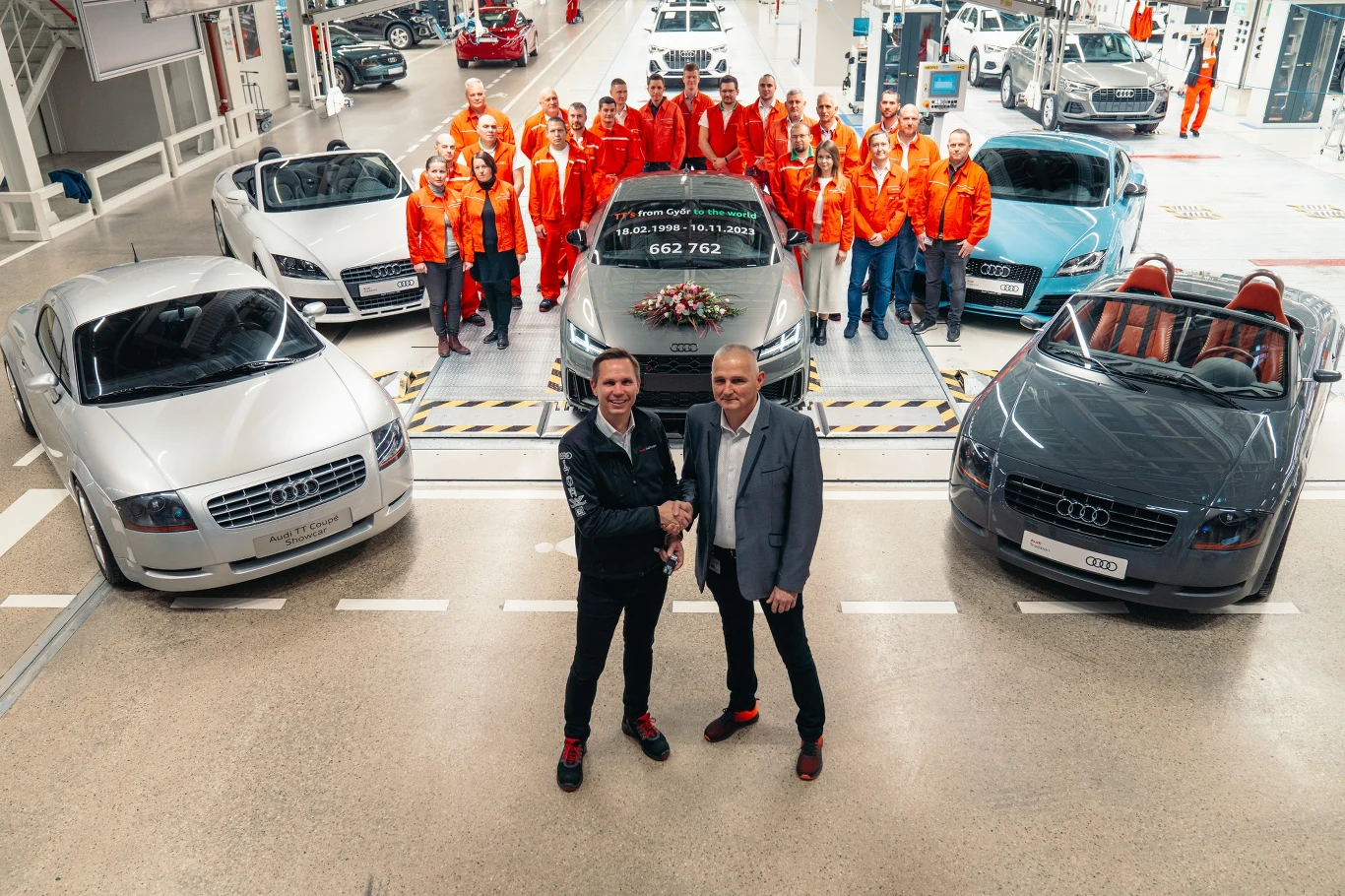 Ostatnie Audi TT zjechało z linii montażowej. Sportowy model był produkowany ponad 25 lat Ostatnie Audi TT zjechało z linii montażowej. Sportowy model był produkowany ponad 25 lat
