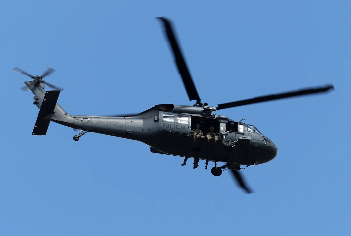 Śmigłowiec S-70i Black Hawk polskiej policji Śmigłowiec S-70i Black Hawk polskiej policji