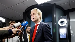 Geert Wilders, przewodniczący zwycięskiej partii PVV