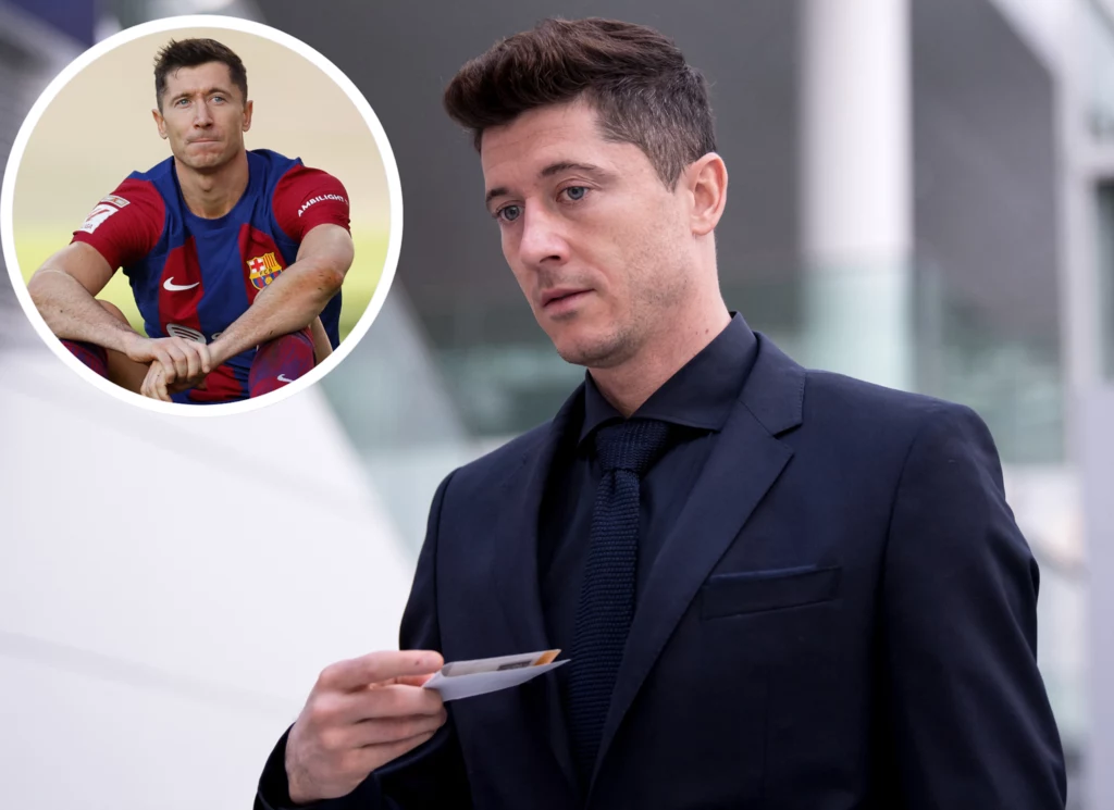 Robert Lewandowski - napastnik FC Barcelona i reprezentacji Polski Robert Lewandowski - napastnik FC Barcelona i reprezentacji Polski