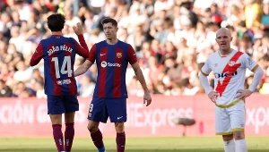 FC Barcelona zremisowała w sobotę na wyjeździe z Rayo Vallecano 1:1