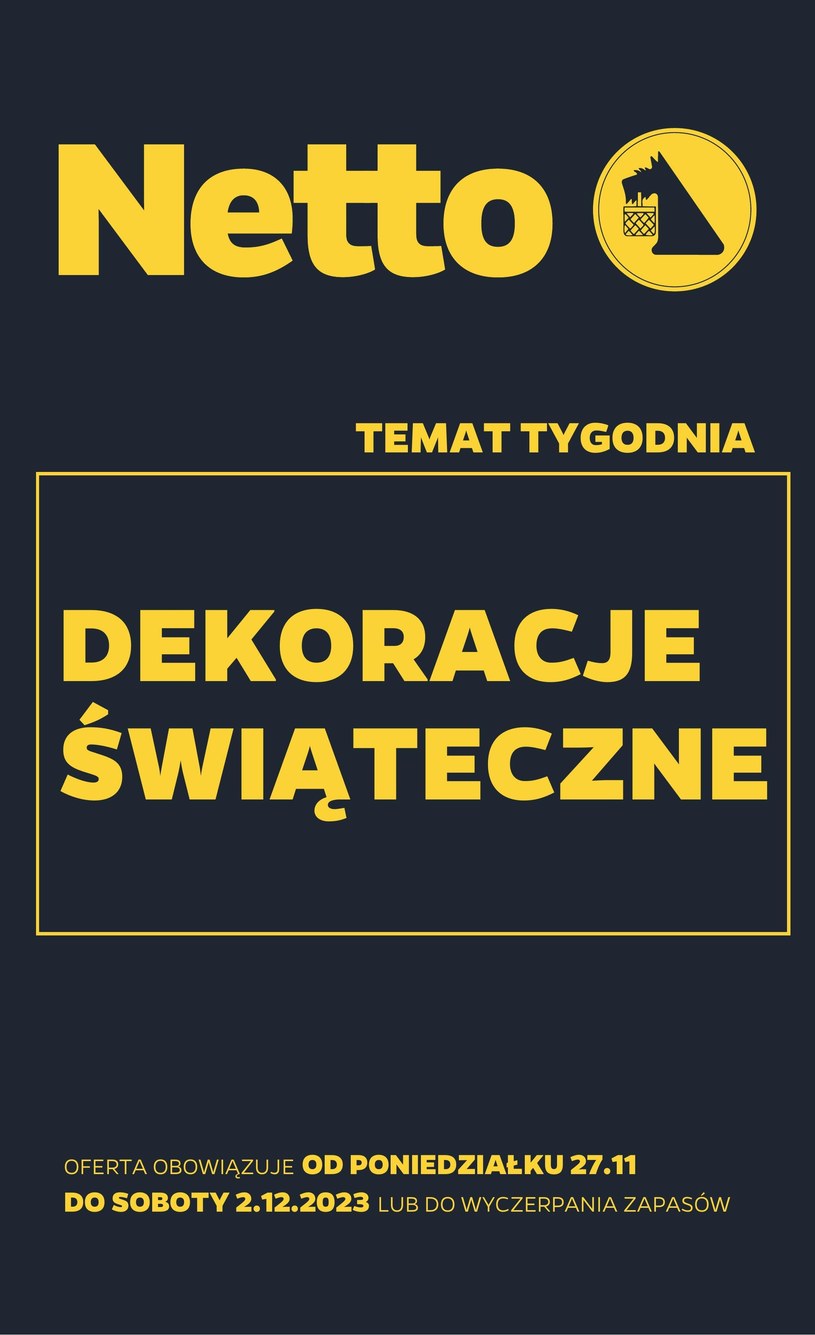Gazetka promocyjna Netto - ważna od 27. 11. 2023 do 02. 12. 2023