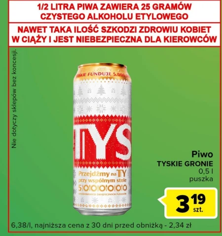 Tyskie Piwo jasne 500 ml