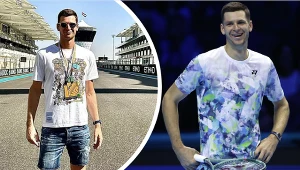 Hubert Hurkacz wybrał się na wyścig F1