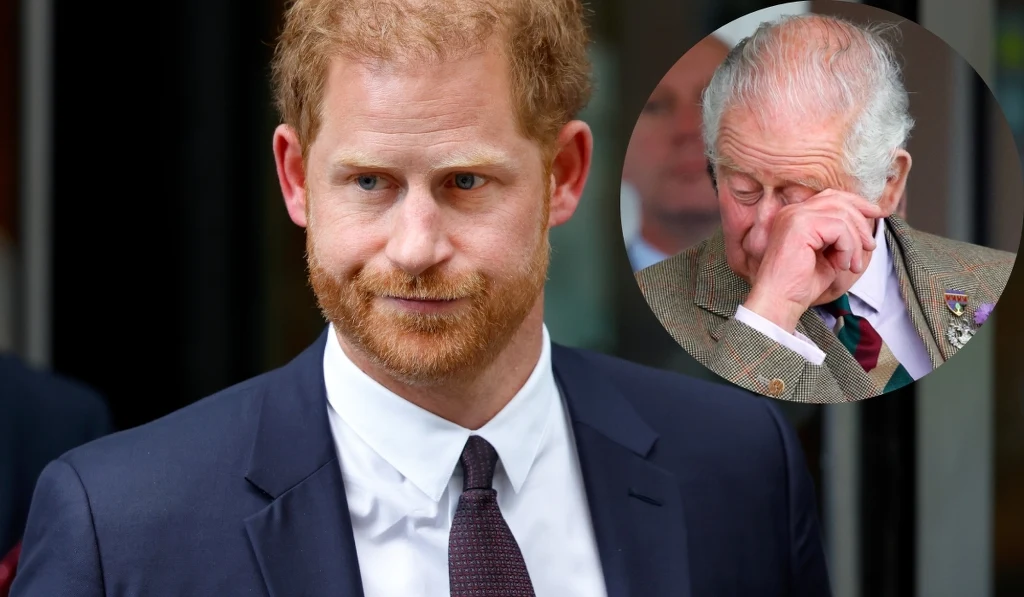 Książę Harry i król Karol III