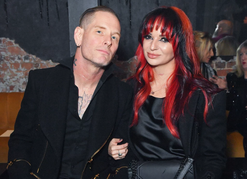 Corey Taylor z żoną Alicią Dove