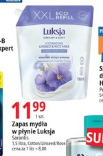 Zapas mydła Luksja