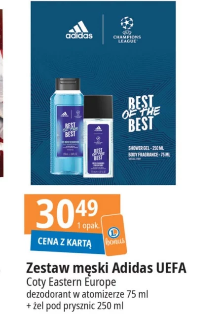 Zestaw kosmetyków Adidas