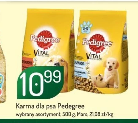 Pedigree Vital Protection Junior z kurczakiem i ryżem Średnie rasy Karma pełnoporcjowa 500 g