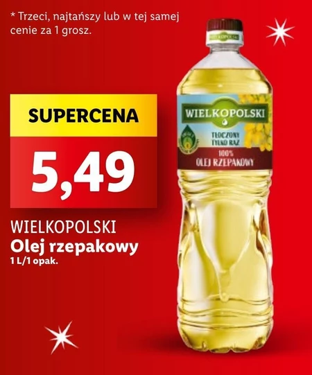 Wielkopolski Olej słonecznikowy 1 l