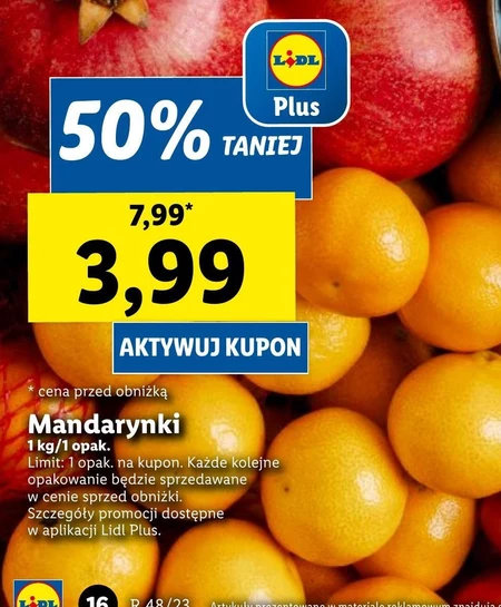 Mandarynki Lidl