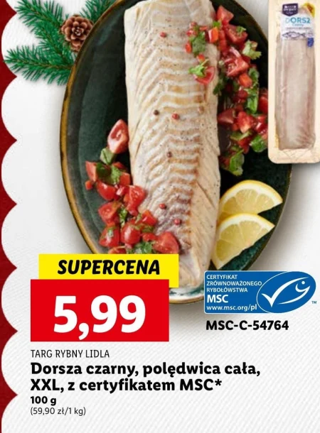 Dorsz Targ rybny Lidla