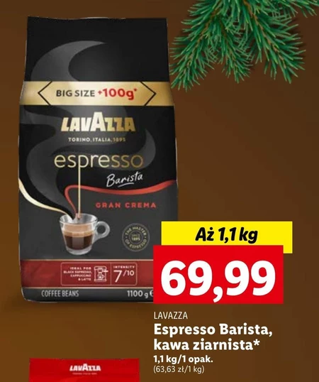 Lavazza Espresso Barista Gran Crema Mieszanka palonych ziaren kawy 1000 g