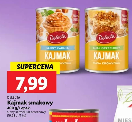 Delecta Kajmak masa krówkowa słony karmel 400 g